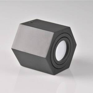 Oprawa natynkowa HEXAGON czarna 1xGU10