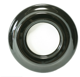 Ramka ceramiczna pojedyncza czarna podtynkowa