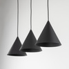Lampa wisząca CONO Black 3xE27 S listwa