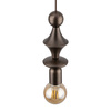 Tk Lighting TOWER BROWNlampa wisząca 1XE27