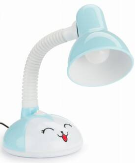 Lampka biurkowa dziecięca myszka niebieska 1xE27