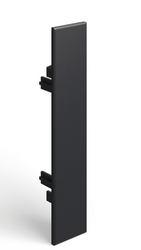 Zaślepka końcowa do profilu PLAKIN-DUO czarna KLUŚ