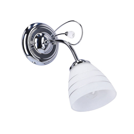 Candellux Simpli kinkiet 1x40W chrom/biały