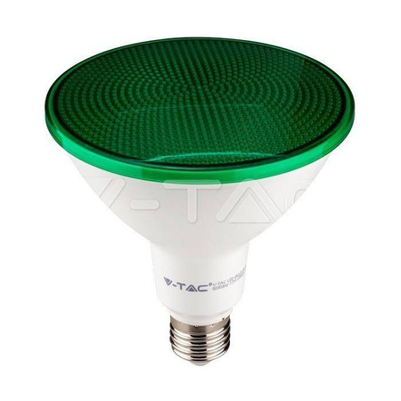 Żarówka LED V-TAC 17W PAR38 E27 1300lm zielona