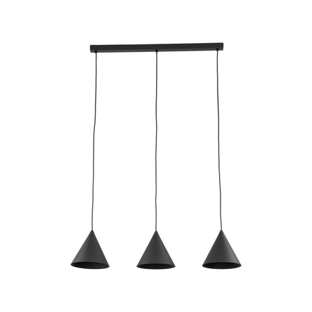 Lampa wisząca CONO Black 3xE27 S listwa