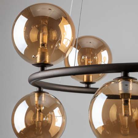 Lampa wisząca ANABELLE BROWN 8xG9