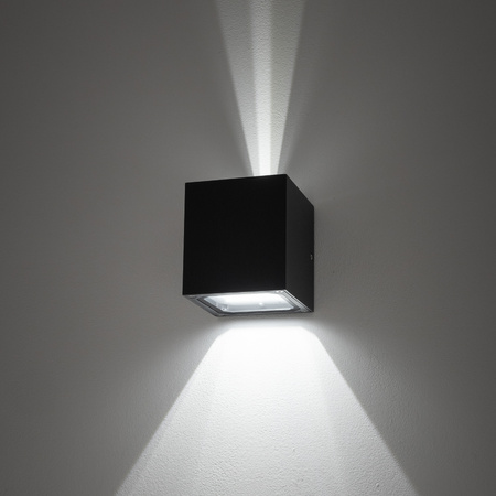 Nowodvorski Lampa ścienna natynkowa grafitowa KHUMBU