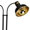 Lampa podłogowa MARGO BLACK/GOLD 2xE27