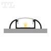 LED P2-1 Profil 1000 mm biały lakierowany (nr kat 862110)