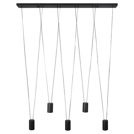 Light prestige Toledo 5 lampa wisząca czarna LP-432/5P BK
