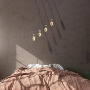 Żarówka dekoracyjna DecoVintage Led B75 Amber Pillar E27 4W 200lm  1800K odkręcany klosz