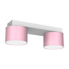 Lampa sufitowa DIXIE Pink/White  2xGX53 różowa