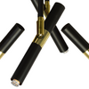 Lampa sufitowa MONZA BLACK / GOLD 5xG9 8W