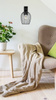 Kinkiet ścienny loft druciany OWAL