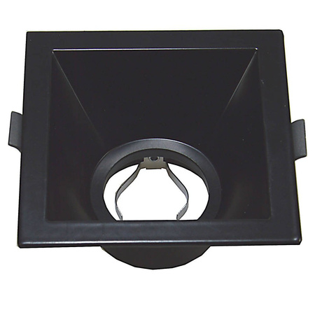 Oprawa sufitowa podtynkowa punktowa czarna kwadrat