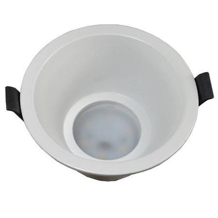 Oprawa sufitowa podtynkowa punktowa czarna biał