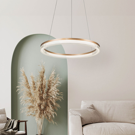 Light prestige Midway Cristal wisząca duża złota Triangle LP-033/1P L GD Cristal Triangle