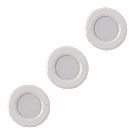 Lampki LED podszafkowe z czujnikiem ruchowym okrągłe białe 4000K
