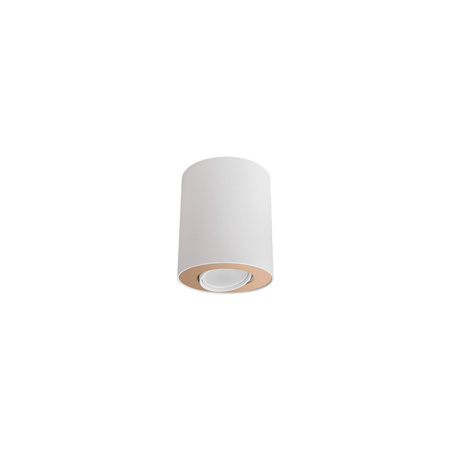 Nowodvorski Lampa punktowa natynkowa biała tuba SET 
