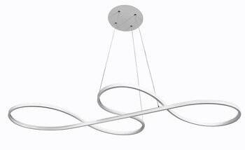 Lampa wisząca LED 60W biała sterowana pilotem