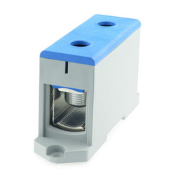 Blok rozdzielczy złączka ZK1x240 (35-240) niebieska  gwint