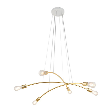 Lampa wisząca HELIX GOLD 6xE27