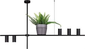 Designerska lampa wisząca z kwietnikiem, nad stół K-4756 z serii ROCCO