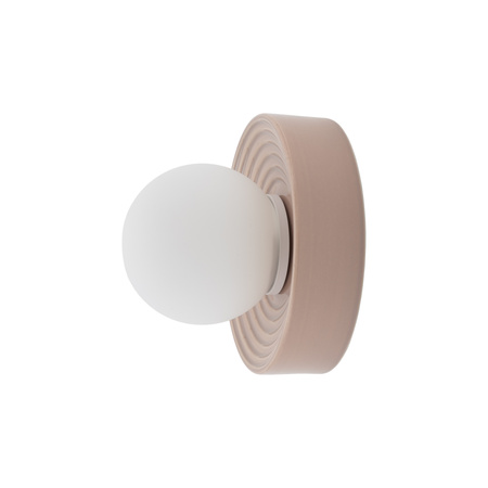 Kinkiet ceramiczny CLAY S 1xG9 okrągły szary Nowodvorski 11748