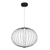 Light prestige Treviso wisząca mała czarna 3000K LP-798/1P S3 BK