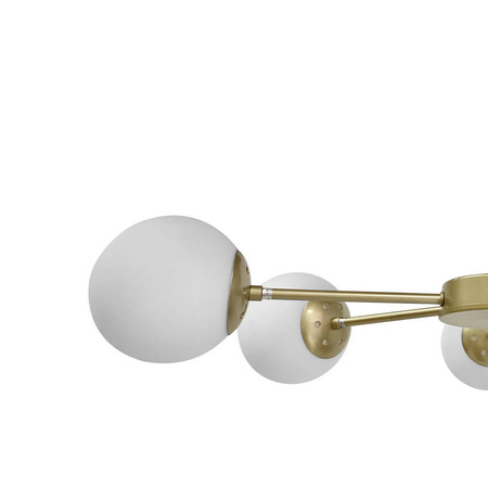 Lampa sufitowa mosiądz/biała 4xG9 MATI 34-01566
