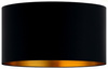 Abażur walec Oro Deluxe czarno złoty 35cm E27