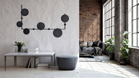 Pojedynczy kinkiet ścienny, w stylu industrialnym K-4637 z serii REGA