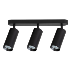 Oprawa sufitowa Mica Spot Czarny 3xGU10