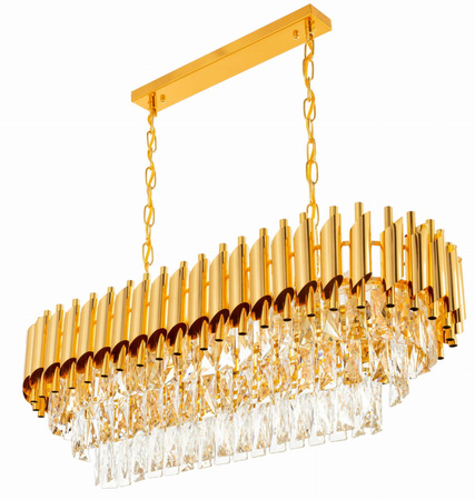 Lampa kryształowa luksusowa żyrandol Luxury GOLD WSC025