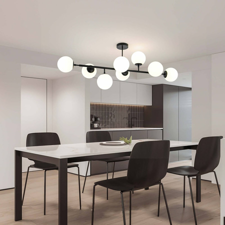 Light prestige Dorado 8 wisząca czarna LP-002/8P BK