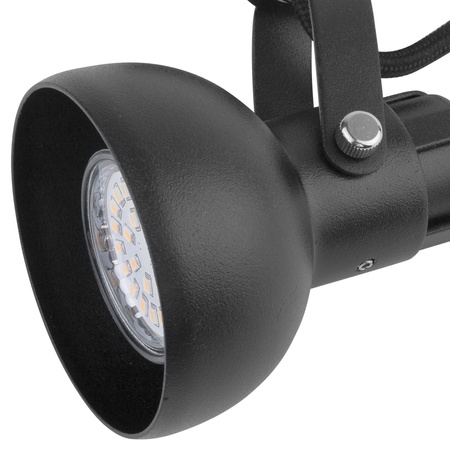 Tk Lighting TRACER BLACK  1xGU10