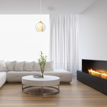 Lampa wisząca TELA 1xE27 fi20 szkło