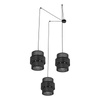 Lampa wisząca CALISTO Black 3xE27