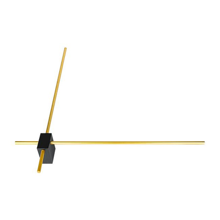 Kinkiet ścienny led Como 12W 2x60cm złoty