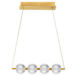 Light prestige Brillant 4 linia wisząca złota LP-3303/4L GD