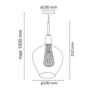 Lampa wisząca DYSON-1 G9