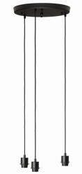 Lampa wisząca plafon potrójny wiszący gwint E27