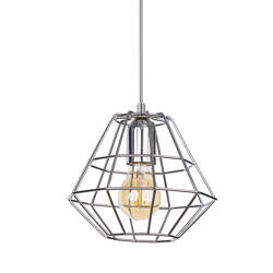 Lampa wisząca DIAMOND SILVER E27