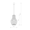 Nowodvorski Lampa wisząca IKA A 