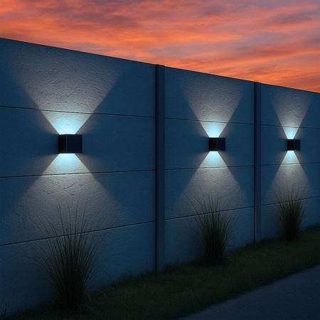 Kinkiet Solarny  elewacyjny Wings 50lm zimna 6000K