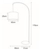 Lampa podłogowa K-4185 z serii MASTER
