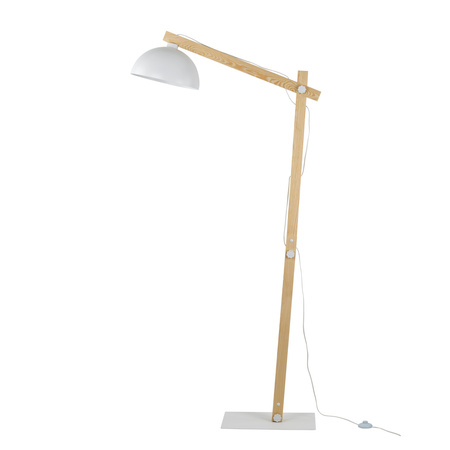 Lampa podłogowa OSLO WHITE 1xE27