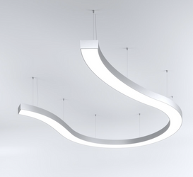 Oprawa MI-SNAKE-05, zwieszana, 136W, 3000K, bez zasilacza, 24VDC, IP20, srebrny anoda