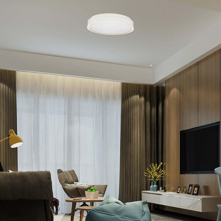 Plafon V-TAC 42W LED TRIAC 3w1 Biały Okrągły fi.50cm VT-7758-W 4000K 4400lm