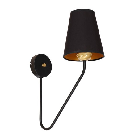Kinkiet VICTORIA BLACK 1xE27 czarny